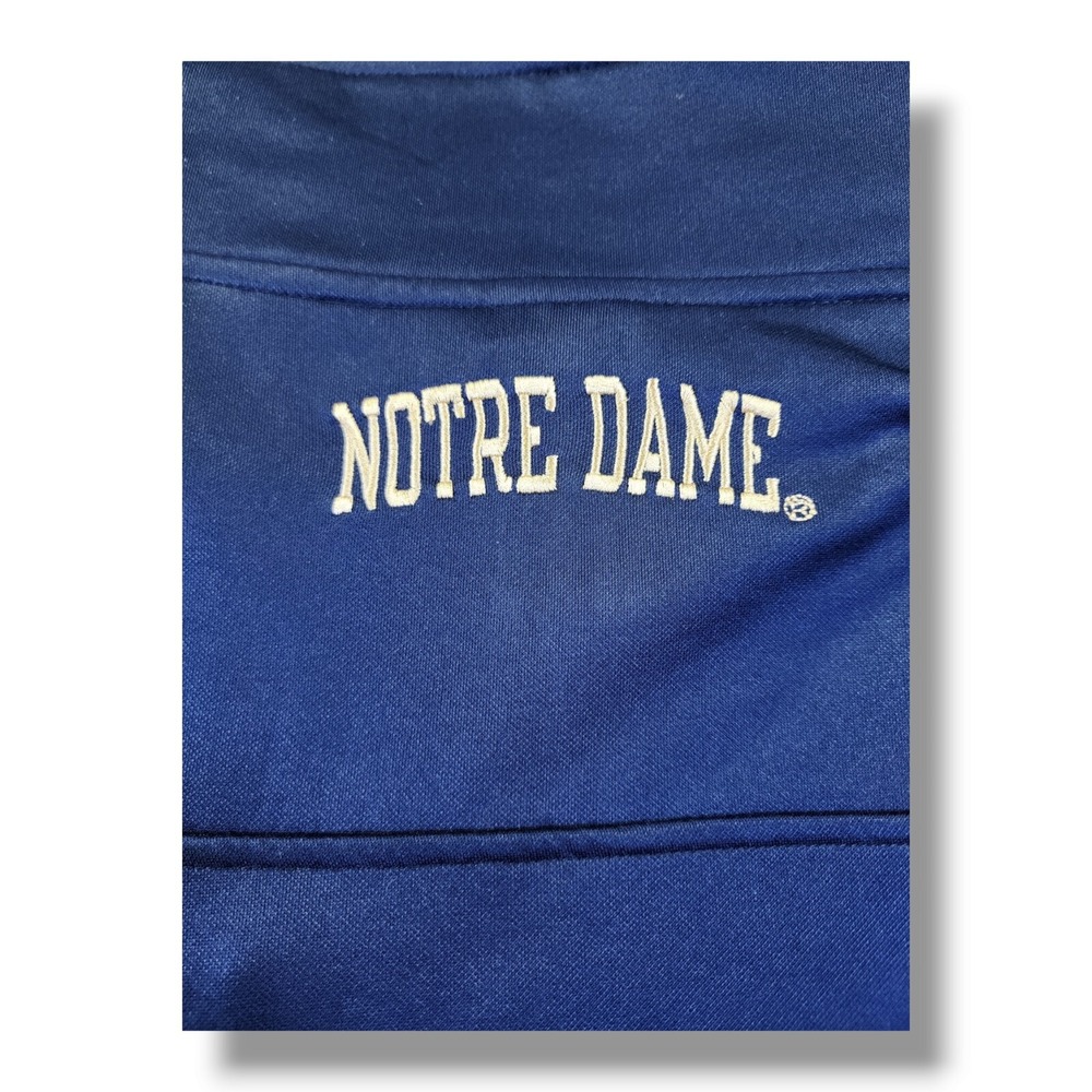 Rivalry Threads 91 Norte Dame Blue Embroidered Zip Up Light‎ Jacket Men's 2XL - Picture 12 of 14